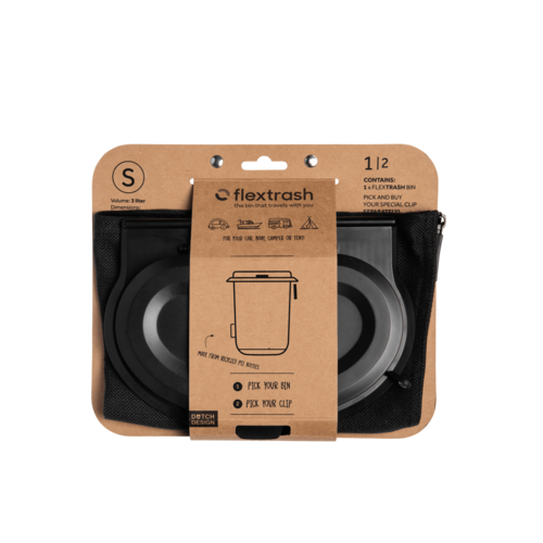 Flextrash | Small | 3 Liter | Boldly Black Flextrash | Small | 3 Liter | Boldly Black