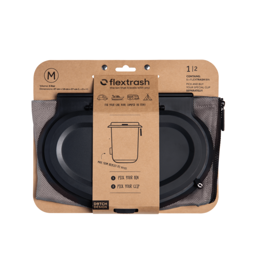 Flextrash | Medium | 5 Liter | Graceful Grey Flextrash | Medium | 5 Liter | Graceful Grey