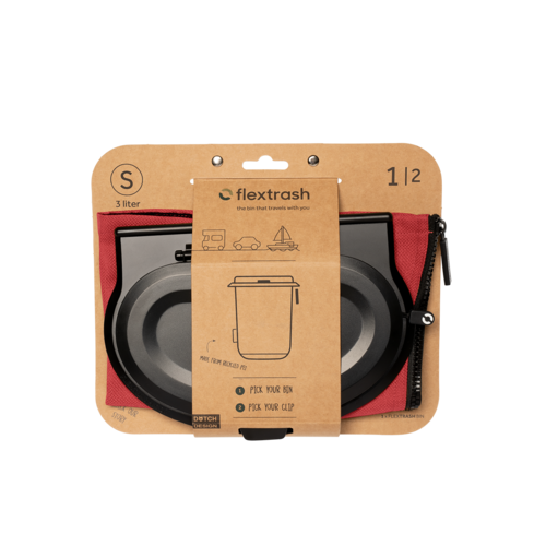 Flextrash | Small | 3 Liter | Autumn Red Flextrash | Small | 3 Liter | Autumn Red