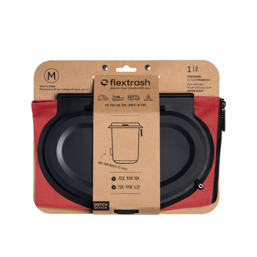 Flextrash | Medium | 5 Liter | Autumn Red