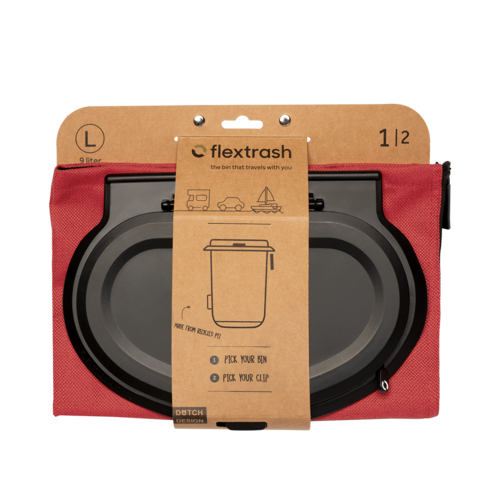 Flextrash Prullenbak | Large |  9 liter | Autumn Red Flextrash Prullenbak | Large |  9 liter | Autumn Red