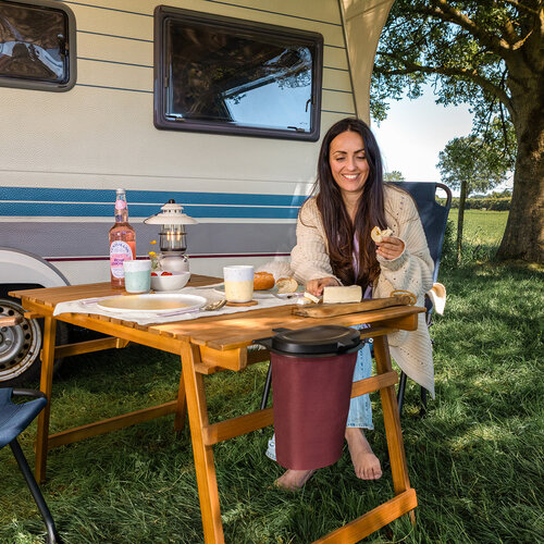 Flextrash Abfaleimer | Large |  9 liter | Earthy Red