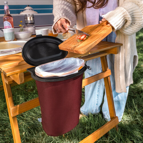 Flextrash Abfaleimer | Large |  9 liter | Earthy Red