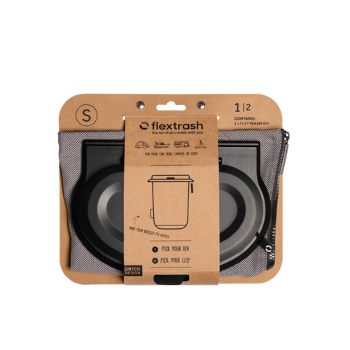 Flextrash for cars in small with Flipclip