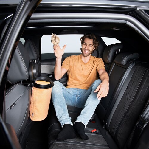 Flextrash for cars in small with Flipclip