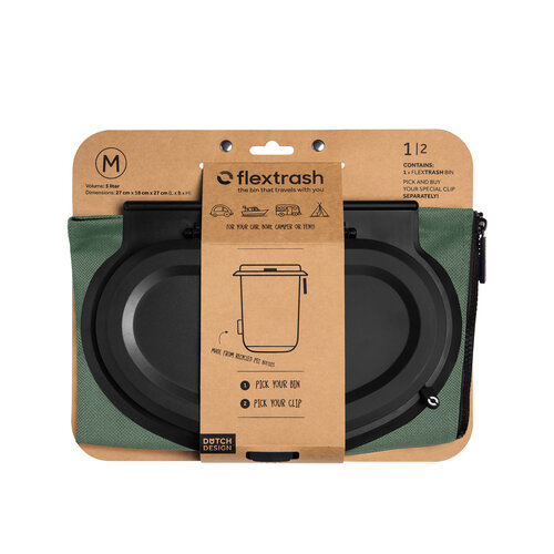 Flextrash | Medium | 5 Liter | Forest Green
