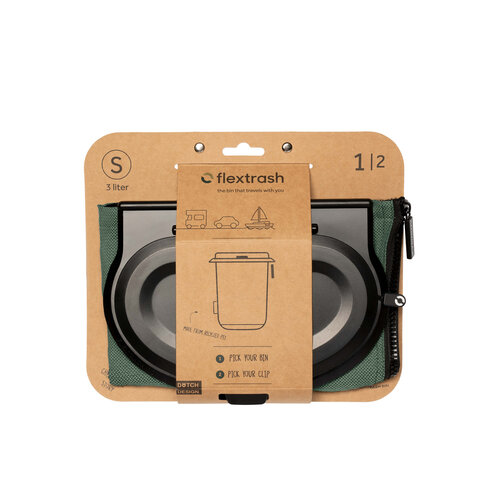 Flextrash | Small | 3 Liter | Forest Green
