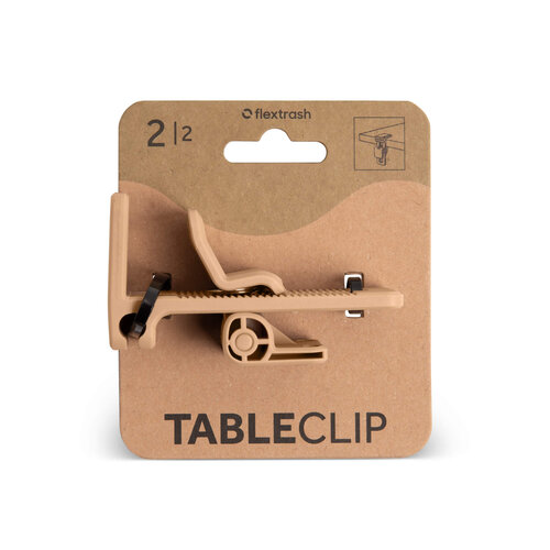 Flextrash Table Clip | Beige