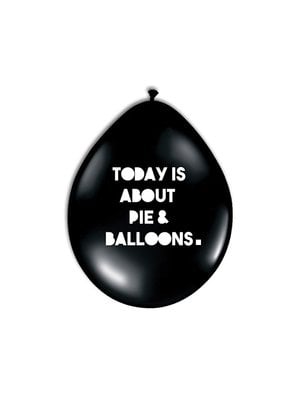 Huusje.nl Ballon Today is about pie & balloons