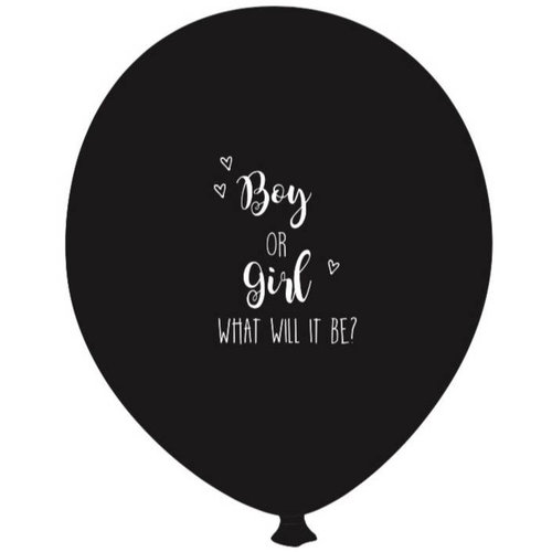 SuzyB Gender reveal ballonnen