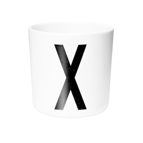 Melamine drinkbeker |  letter X