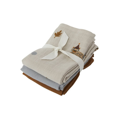 Oyoy Hydrofiele Doeken leopard | 3 stks Oyoy Hydrofiele Doeken leopard | 3 stks
