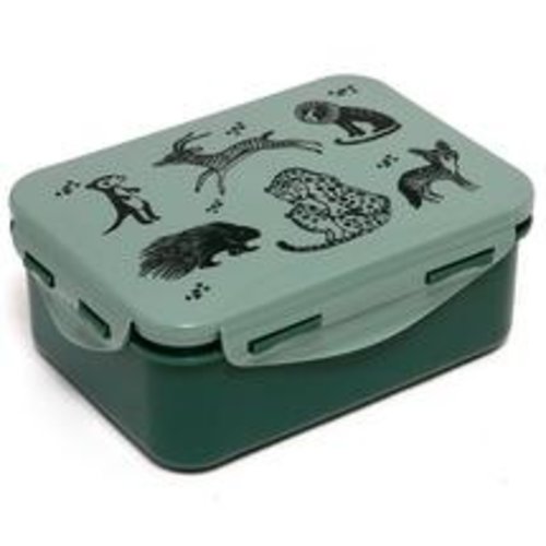 Petit Monkey Lunchbox black Animals salie Petit Monkey Lunchbox black Animals salie