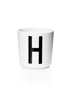 Melamine drinkbeker |  letter H