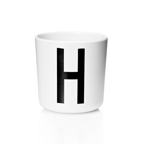 Melamine drinkbeker |  letter H