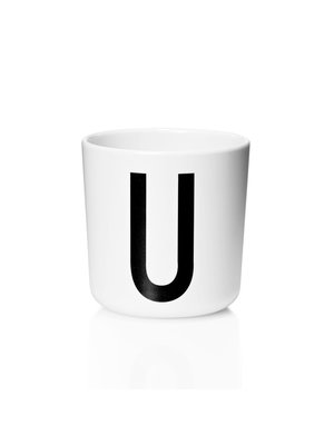 Melamine drinkbeker |  letter U