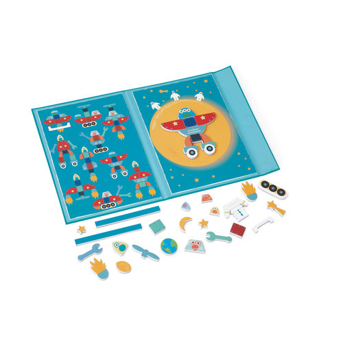 Scratch Magneet puzzel/boek Edulogic mix & match Ruimte