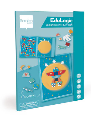 Scratch Magneet puzzel/boek Edulogic mix & match Ruimte