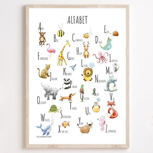 Juulz Poster Alfabet Juulz Poster Alfabet