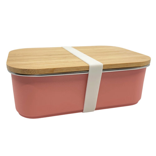 Smikkels RVS Lunchbox - roze