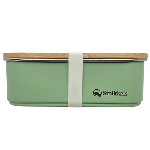Smikkels RVS Lunchbox - groen