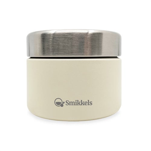 Smikkels RVS Fruitbakje 420 ml - zacht wit