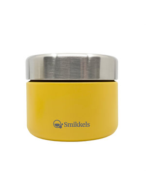 Smikkels RVS Fruitbakje 420 ml - geel