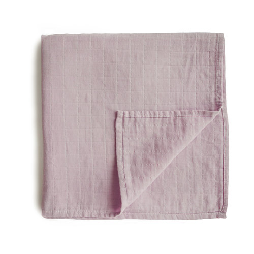 Mushie Swaddle Lila | Soft Mauve Mushie Swaddle Lila | Soft Mauve