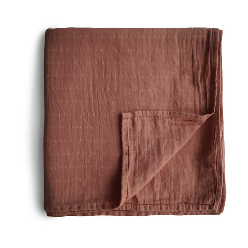 Mushie Swaddle Cognac Mushie Swaddle Cognac