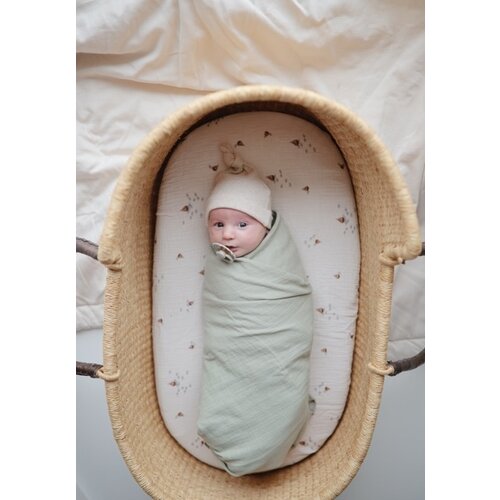 Mushie Swaddle - Groen (Roman Green)