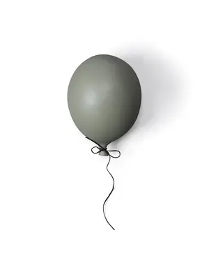 BYON Muurdecoratie Ballon Dark Green maat S