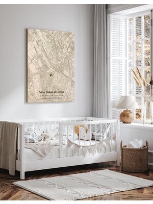 Brandthout Dutch Designart Geboorte Stadskaart Brandthout Dutch Designart Geboorte Stadskaart
