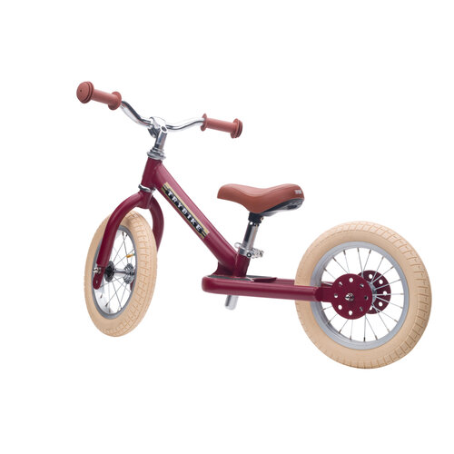 Trybike Loopfiets Vintage Steel  | Rood | Mat