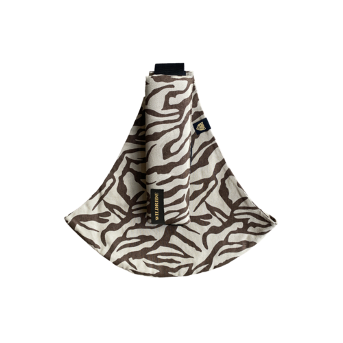 Wildride Baby, Peuter, Dreumes Draagzak Zebra Bruin/Beige