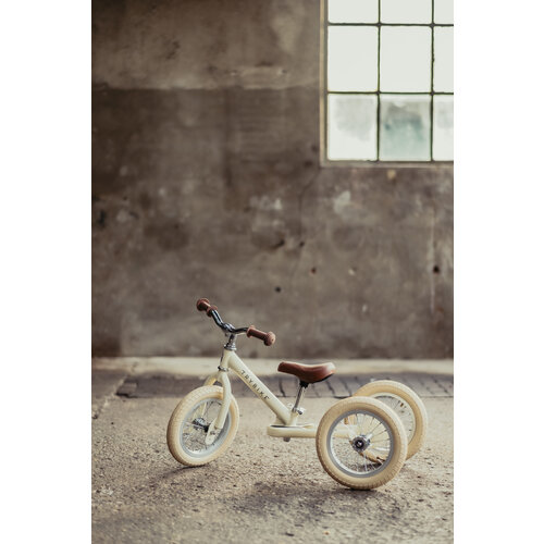 Trybike Loopfiets Vintage Steel  | Cream  | Mat