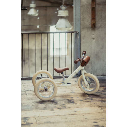 Trybike Loopfiets Vintage Steel  | Cream  | Mat