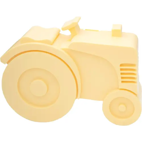 Blafre Lunchbox tractor licht geel