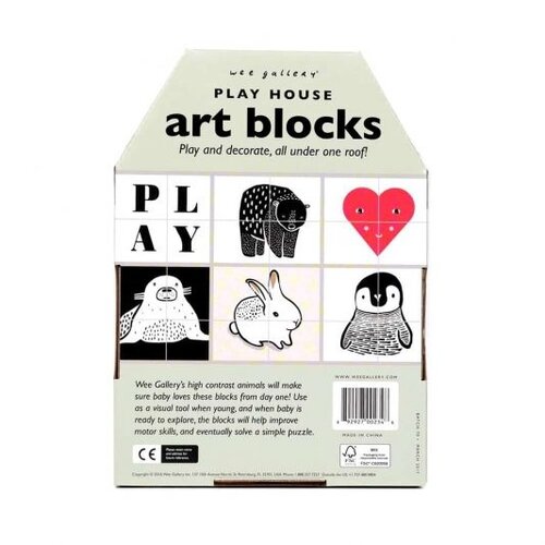 Wee Gallery Play House Art Blocks Playful Scenes