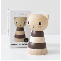 Wooden Stacker - Kat - Stapelringen