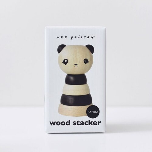 Wee Gallery Wooden Stacker - Panda - Stapelringen
