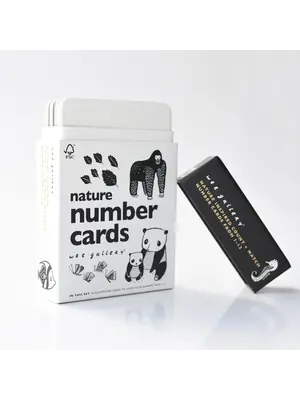 Wee Gallery Nummer Kaarten Natuur - Nature Number Cards