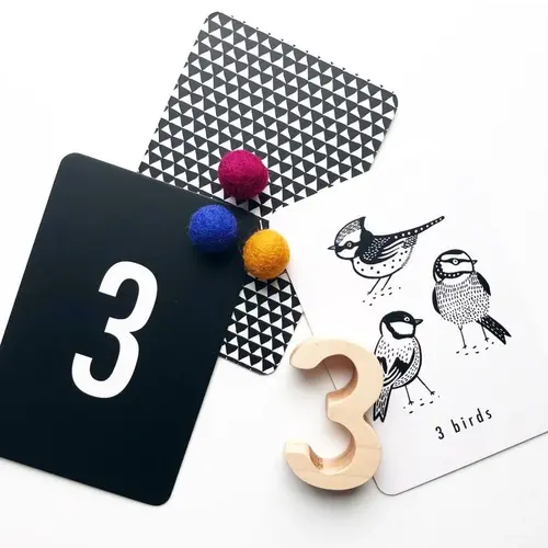 Wee Gallery Nummer Kaarten Natuur - Nature Number Cards