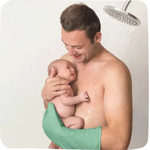 Nifty Baby Baby Shower Glove | Beer | Wit | Baby Douche Washand