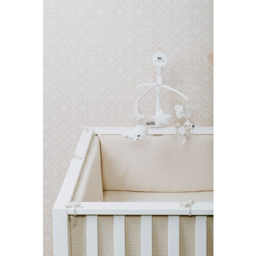 Baby's Only Muziekmobiel Zand/Wolwit/Wit Baby's Only Muziekmobiel Zand/Wolwit/Wit