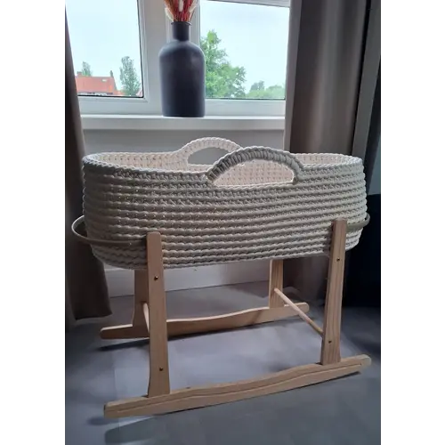 Mozes Mandje Mozesmandje Handgehaakt | Wiegje | Diverse Kleuren