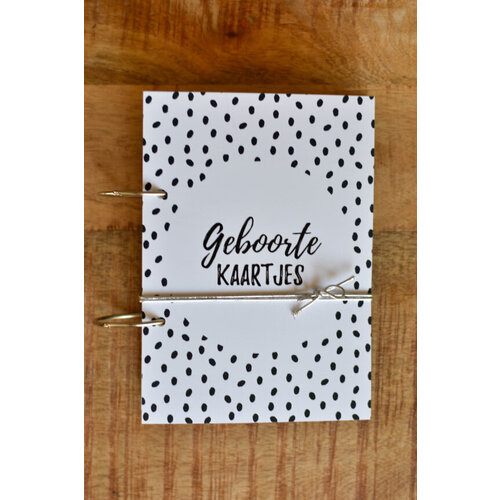 Fien & Feau Bewaarbundel - Geboortekaartjes A5 - Gestipt