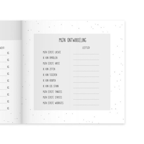 Fien & Feau Invulboek - Mijn Eerste Jaar - Roestbruin