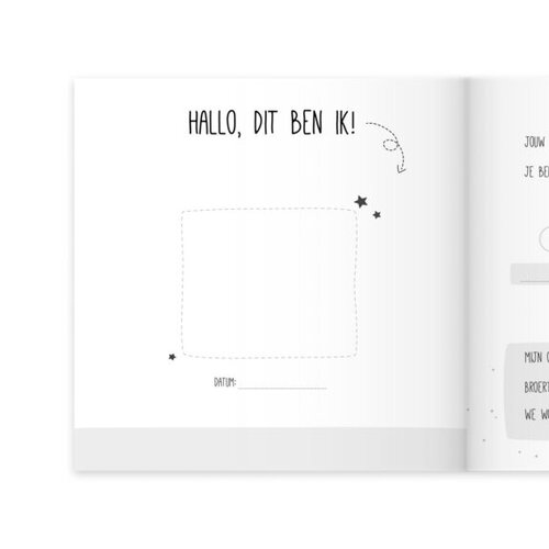 Fien & Feau Invulboek - Mijn Eerste Jaar - Roestbruin