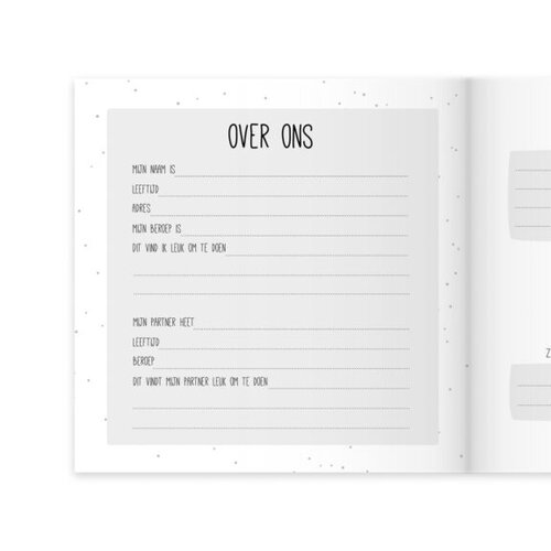 Fien & Feau Invulboek - NegenMaandenboek - Roestbruin - A5