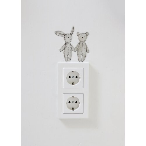 Inkylines Muursticker | Knuffels